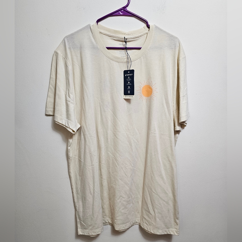 United By Blue Cream Down To Earth Short Sleeve‎ Tee XXL